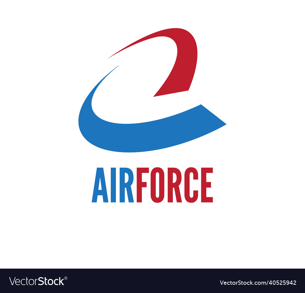 Air force logo Royalty Free Vector Image - VectorStock