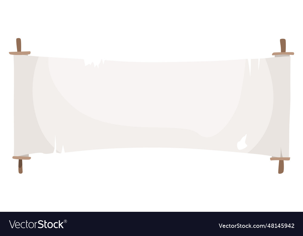 Blank banner sign paper sign board cartoon Vector Image