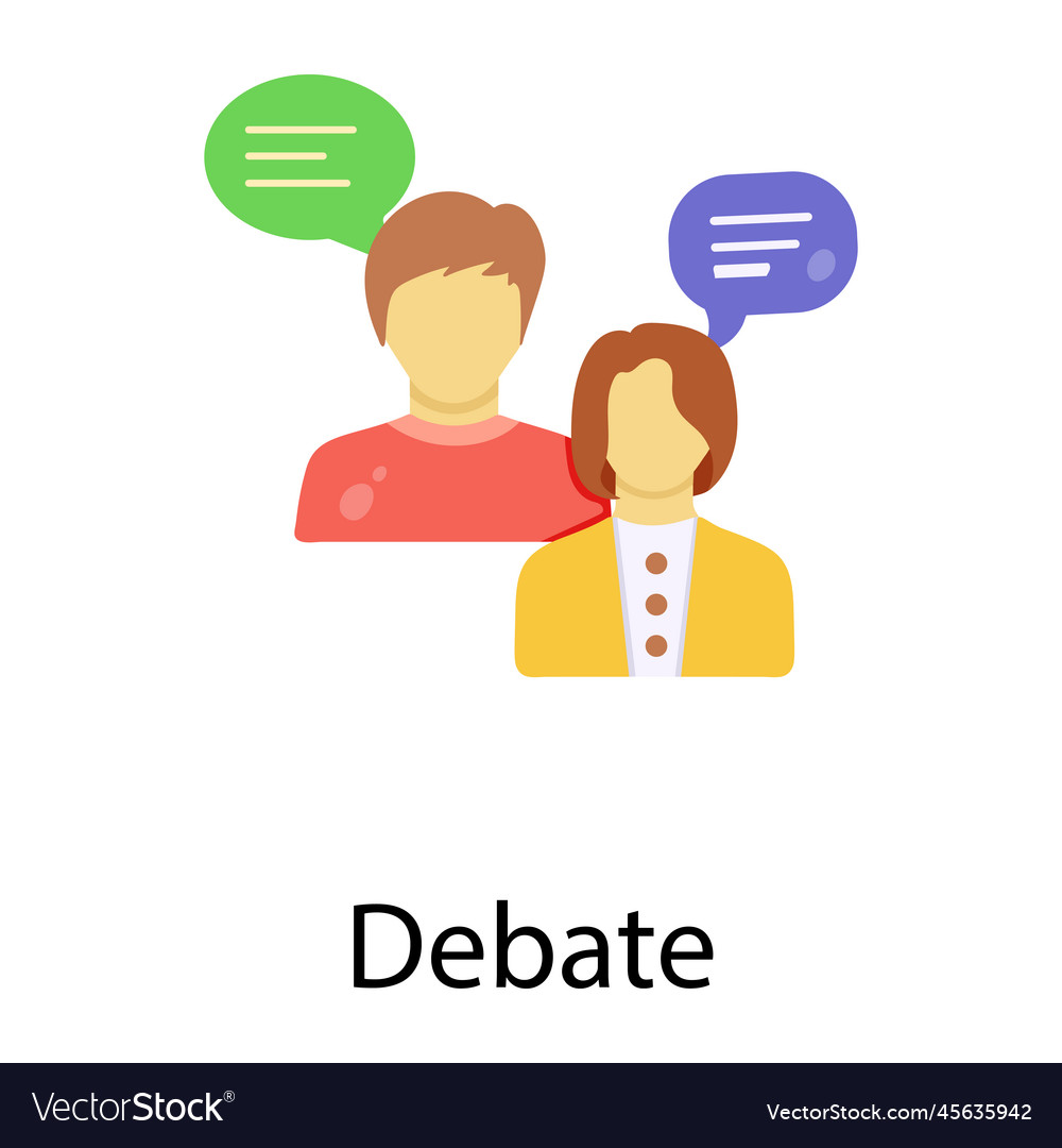 Debate Royalty Free Vector Image - VectorStock