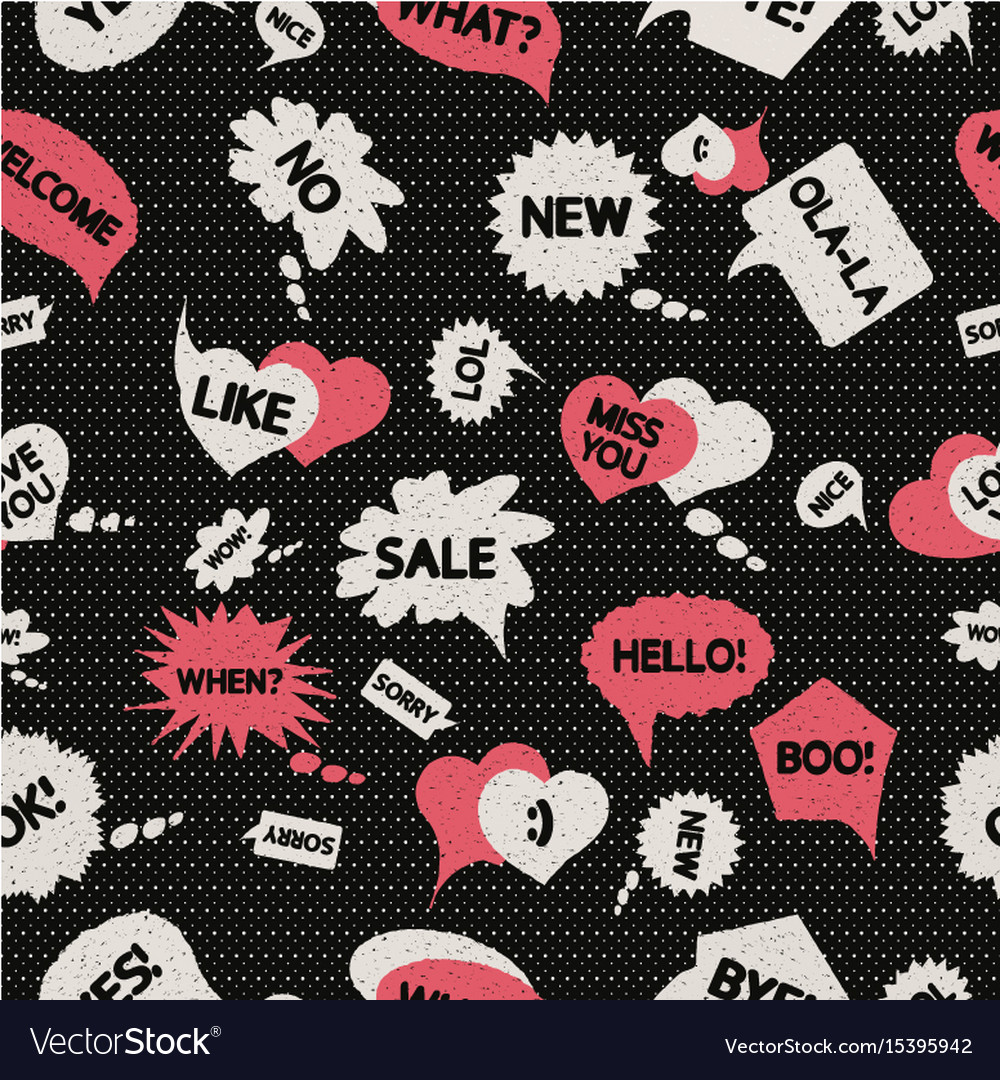 Speech Bubble Pattern