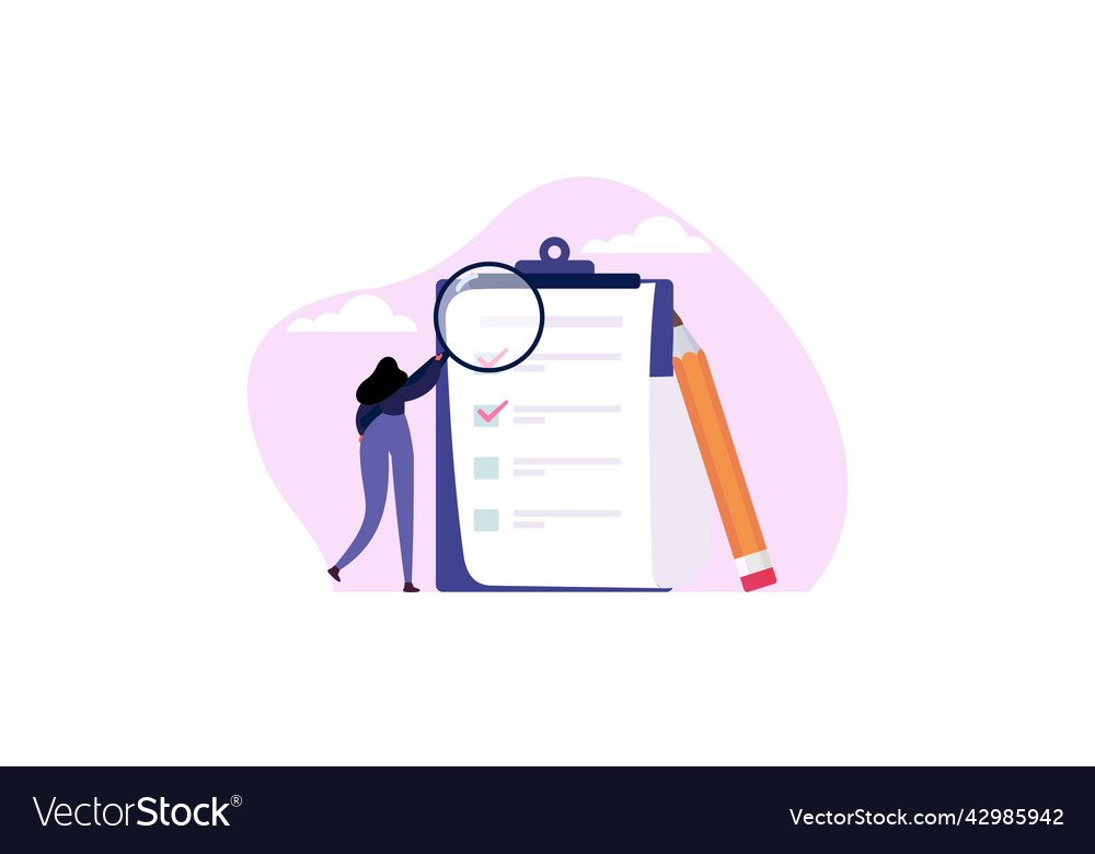 Task done business concept with tiny person
