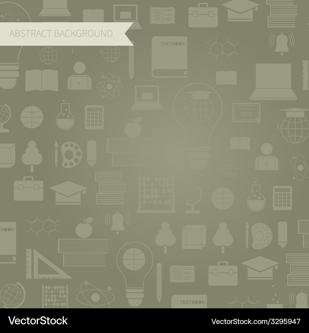 Back to school template Royalty Free Vector Image