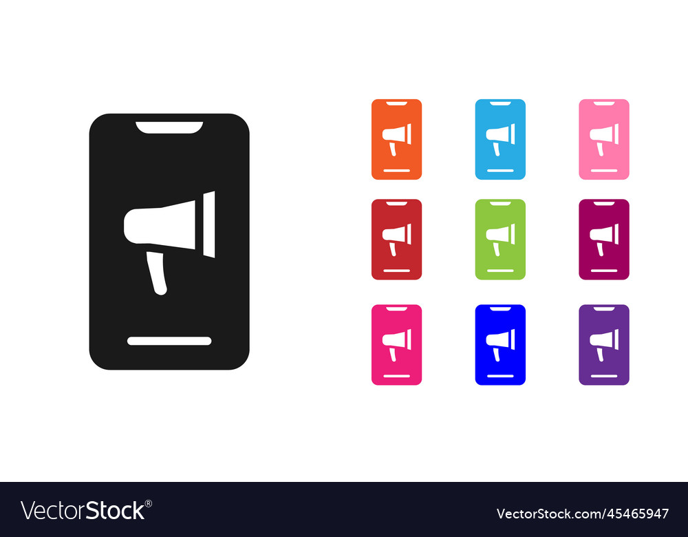 Black protest icon isolated on white background Vector Image