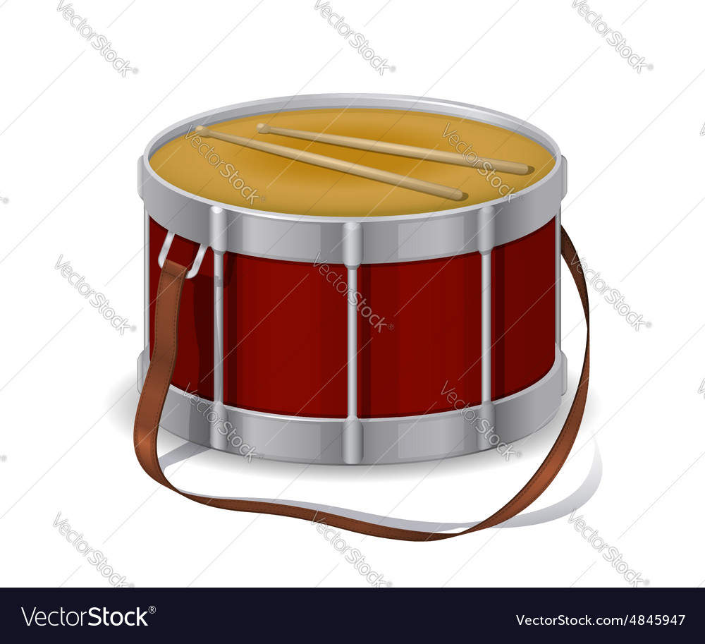 Drum Royalty Free Vector Image - VectorStock