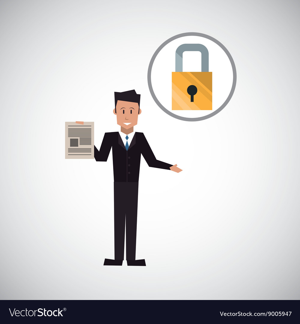 Insurance design safety icon isolated