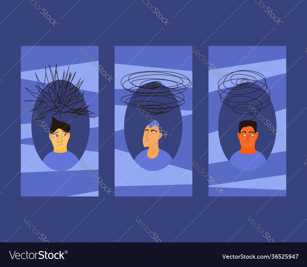 Mental issues different characters with lot