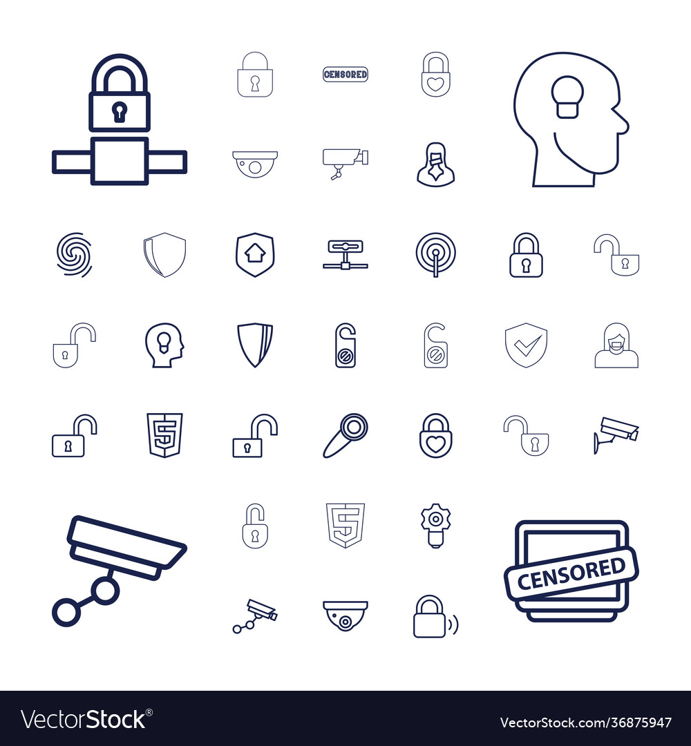 Privacy icons