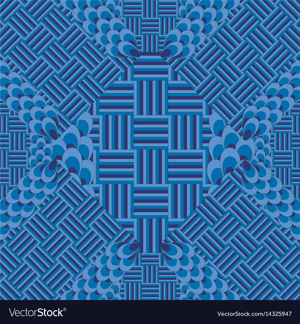 Seamless pattern with geometric elements