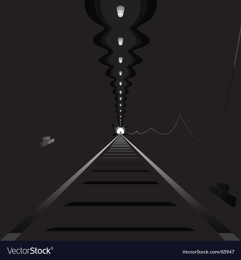 Tunnel Royalty Free Vector Image Vectorstock