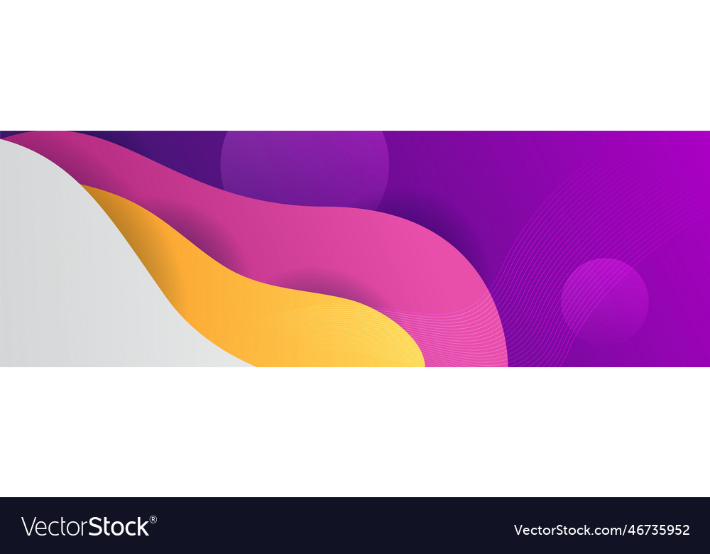 Abstract colorful polygon banner design template Vector Image