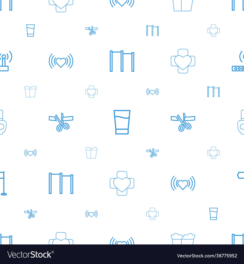Background icons pattern seamless white
