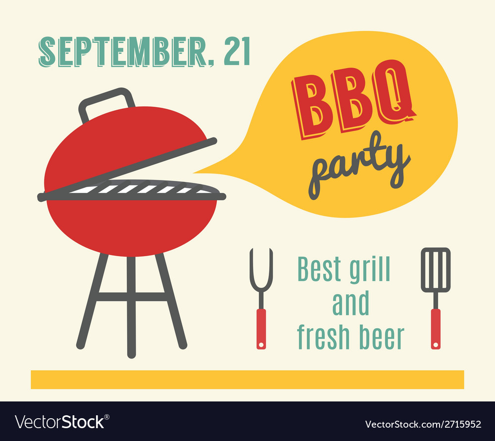 Barbecue Party Flat Icon