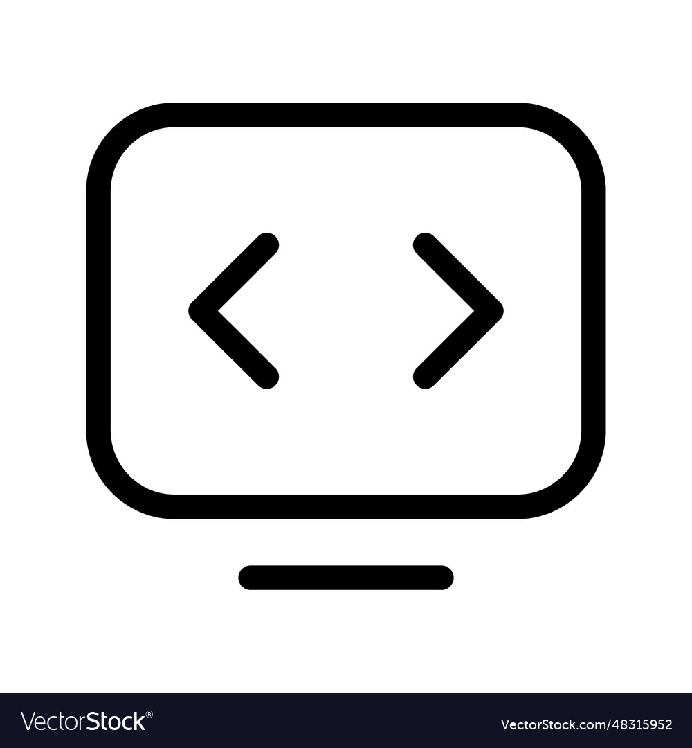 Code icon vector image Code icon