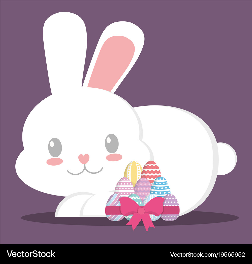 Happy easter icon image Royalty Free Vector Image