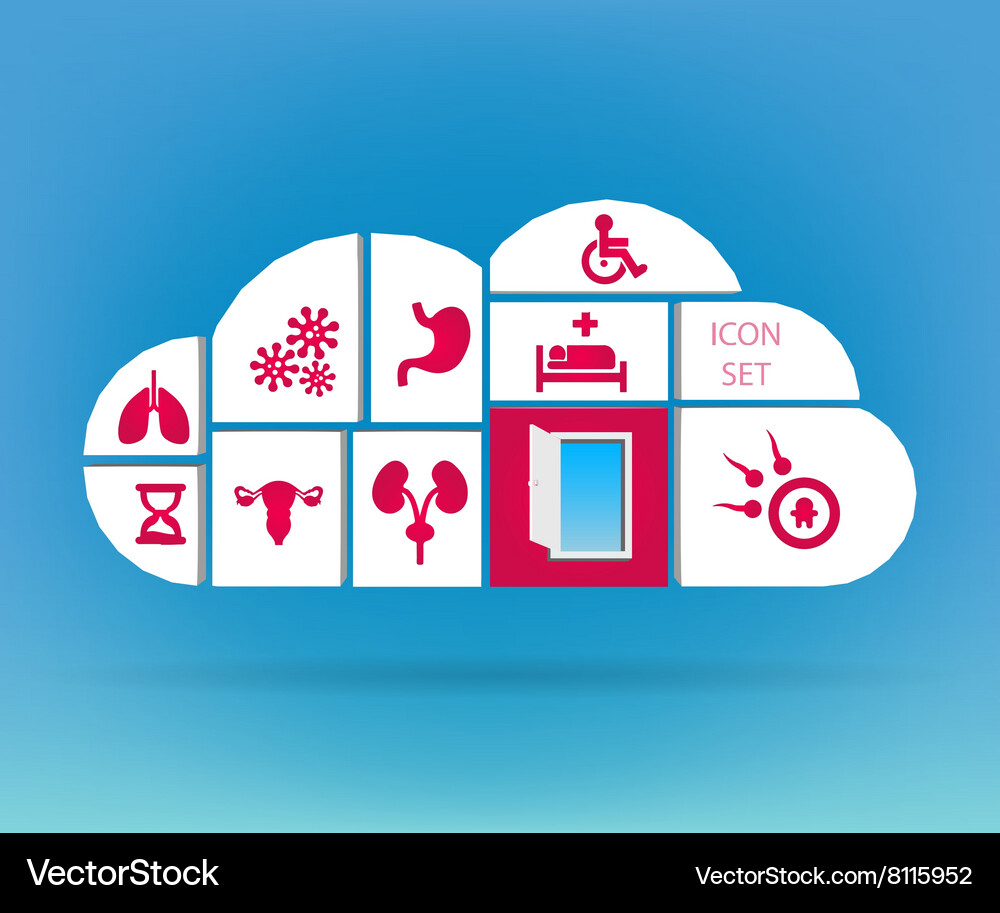 Icon set Royalty Free Vector Image - VectorStock