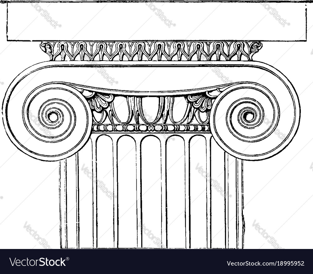 Ionic capital the temple of minerva polias