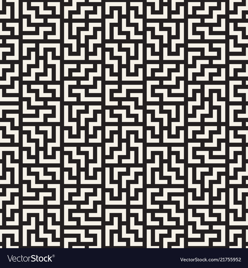 Modern Mosaic Line Pattern