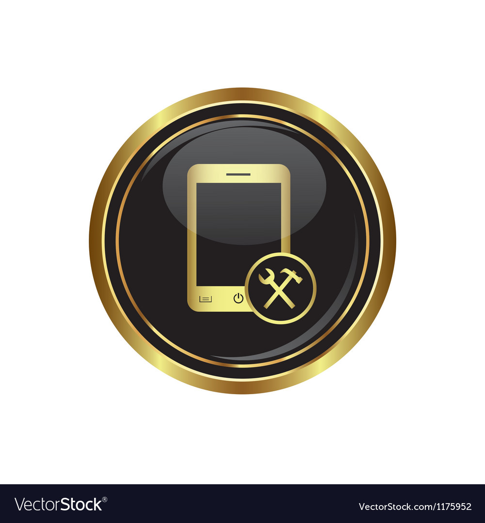 Phone icon with tools menu