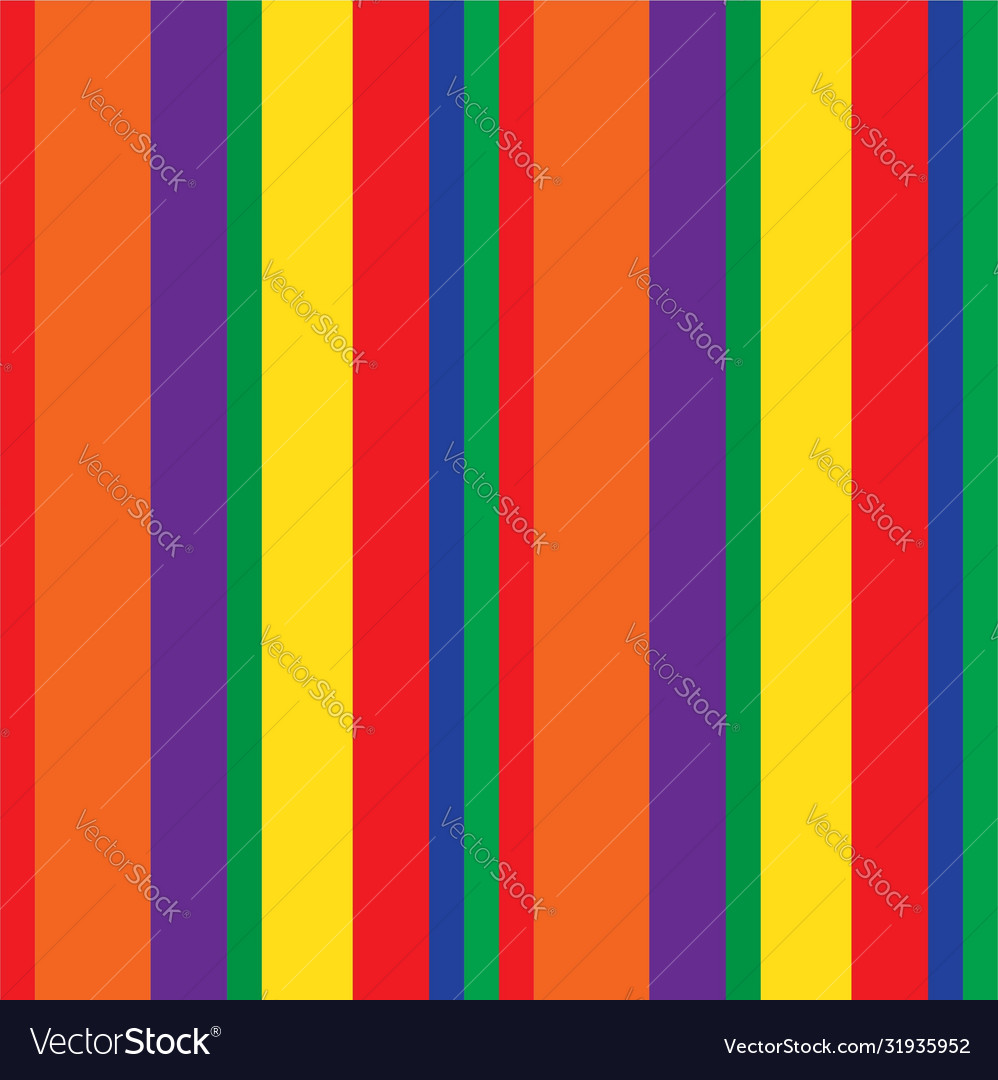 Rainbow stripe seamless pattern background