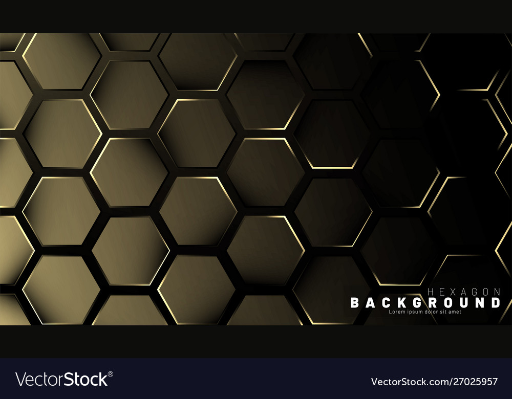 Abstract hexagon gradient colorful light pattern vector image Abstract hexagon gradient colorful light pattern