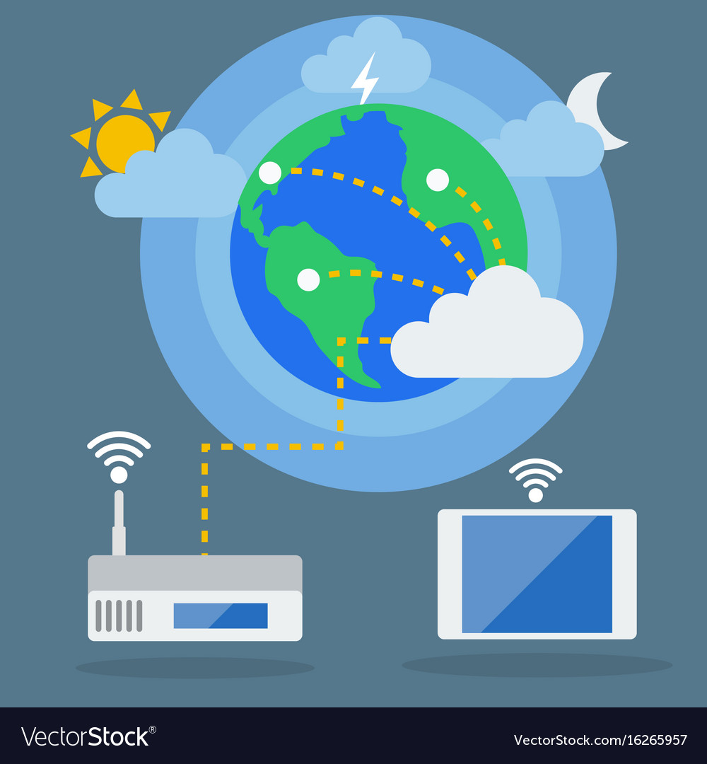Big data cloud computing concept