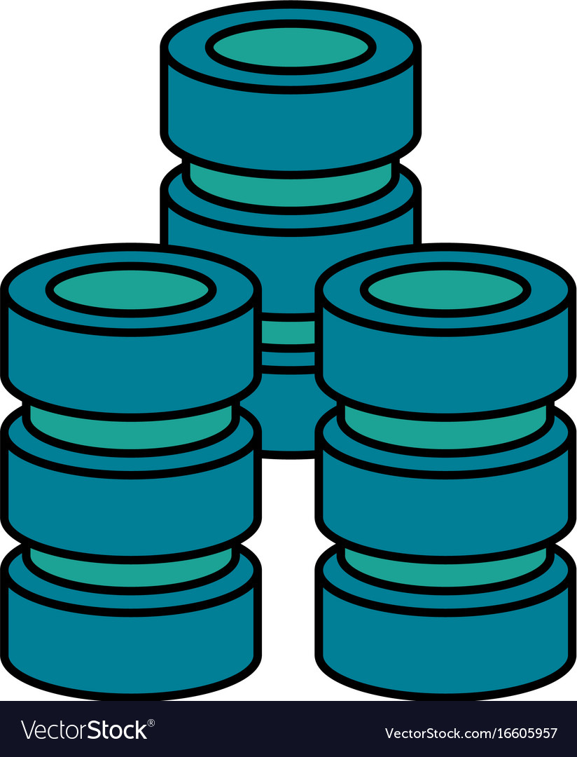 Databases web hosting icon image