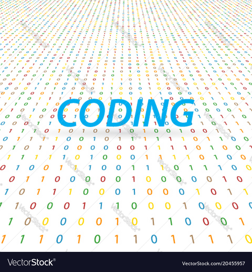 Inscription is coding on a digital background