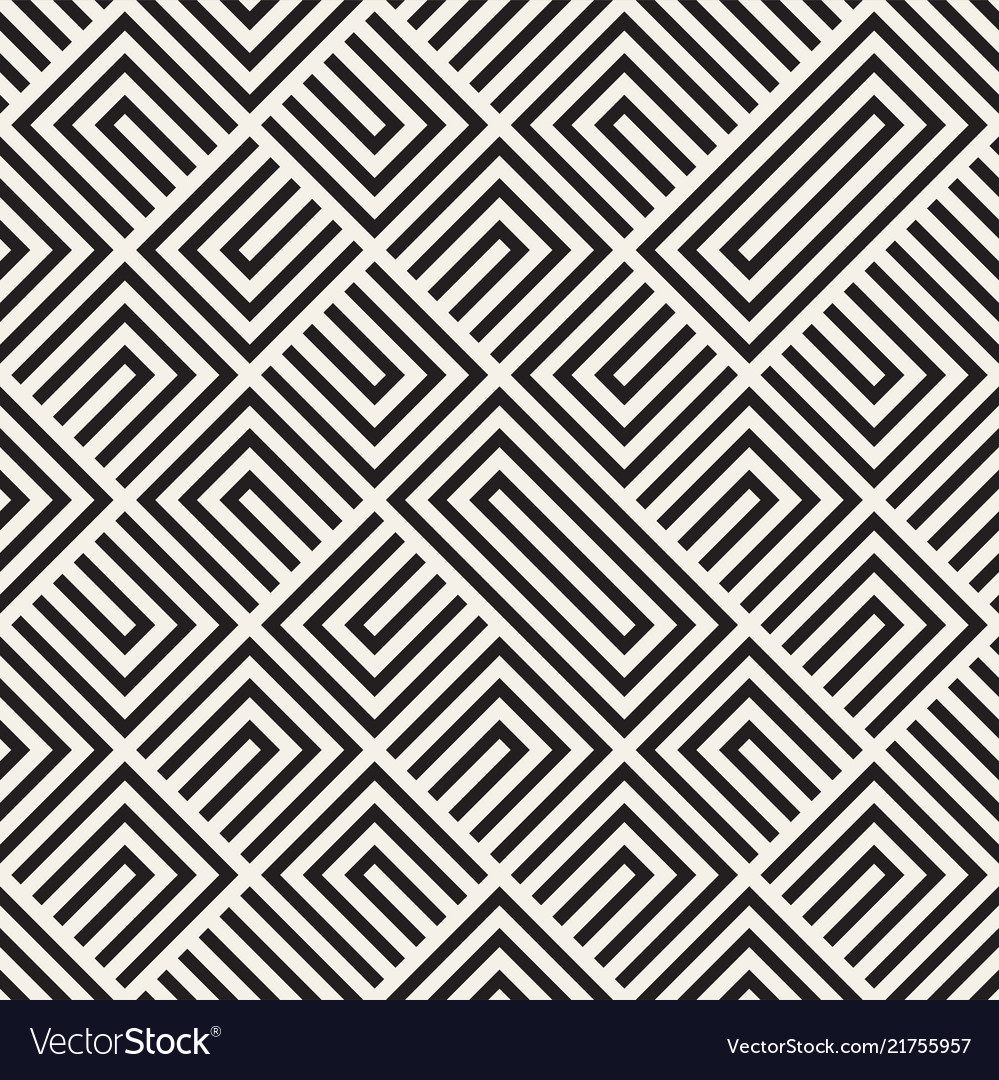 Modern Line Mosaic Pattern