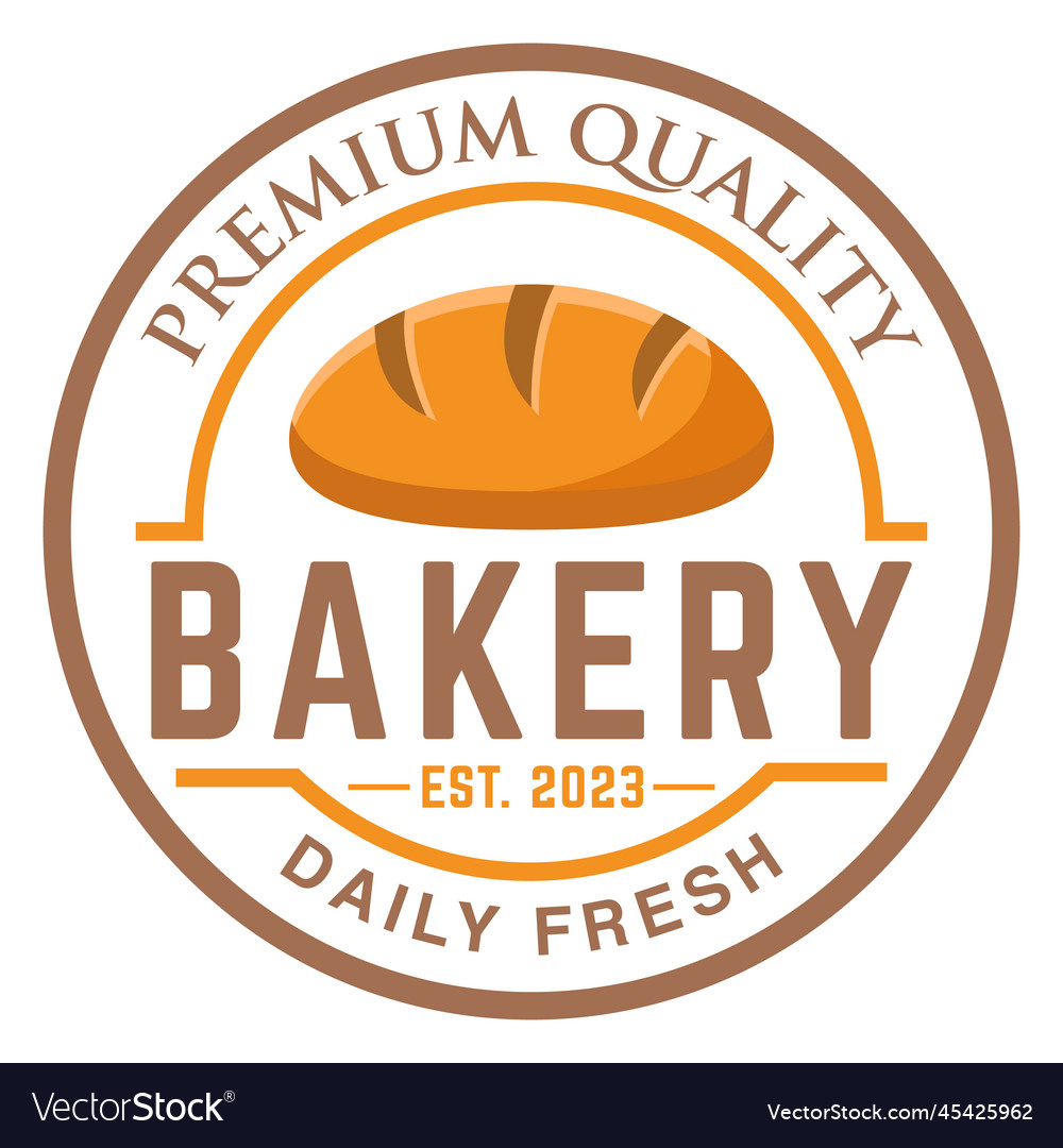 Bakery logo badges and labels stock isolated Vector Image