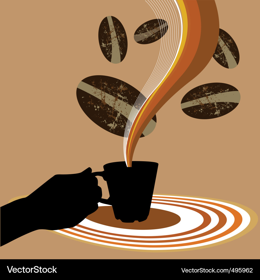 Coffee design Royalty Free Vector Image - VectorStock