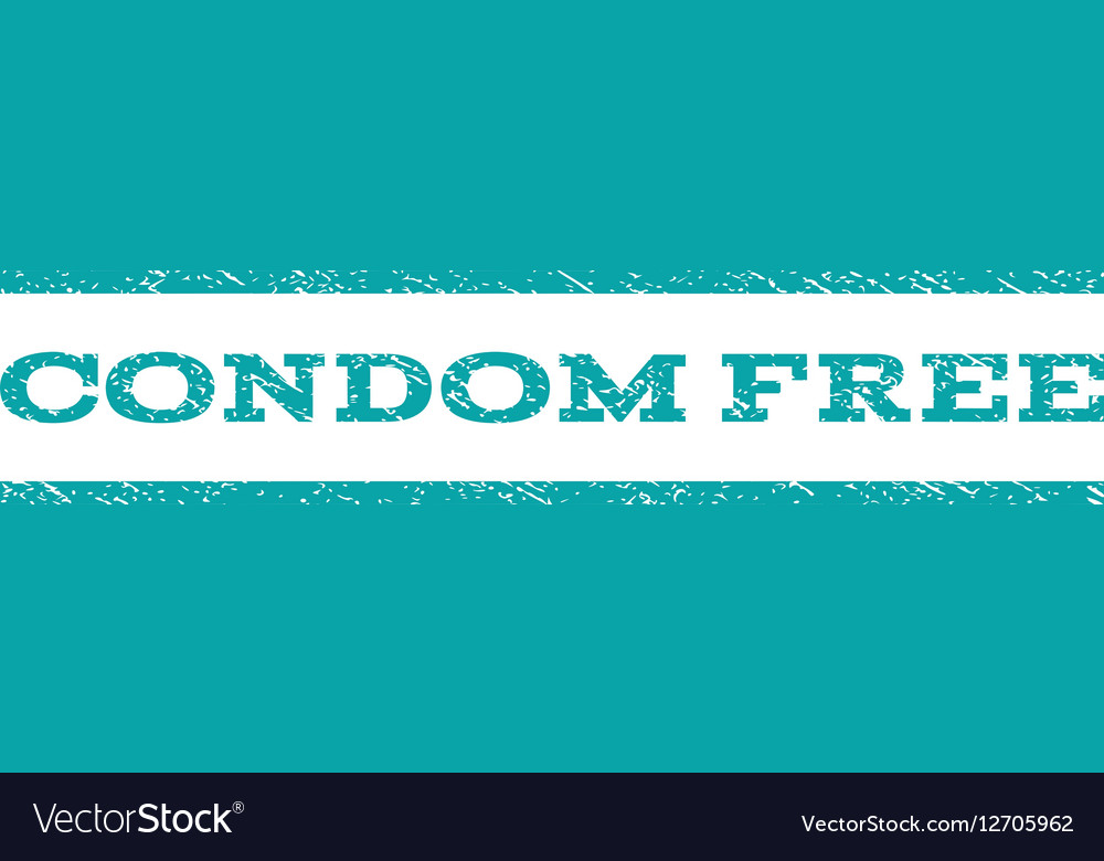 Condom free watermark stamp