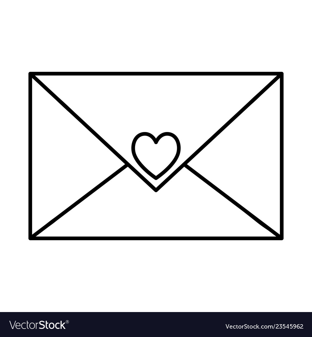 Envelope with heart icon