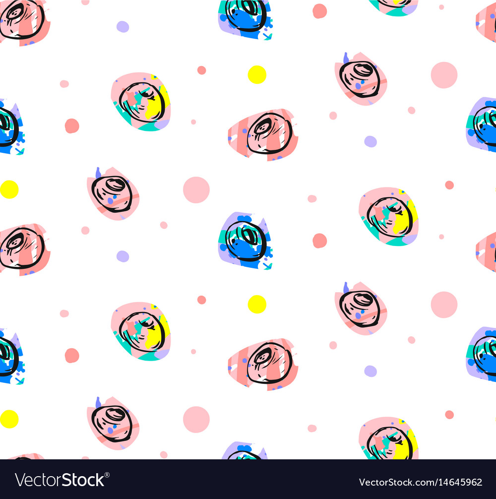 Handdrawn abstract graphic blueberry fresh Vector Image