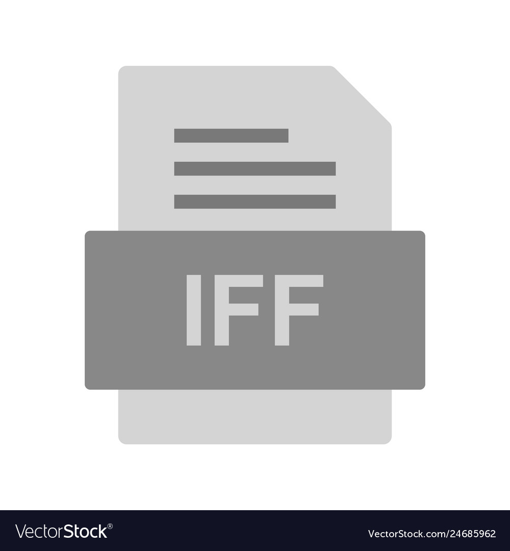 Iff file document icon