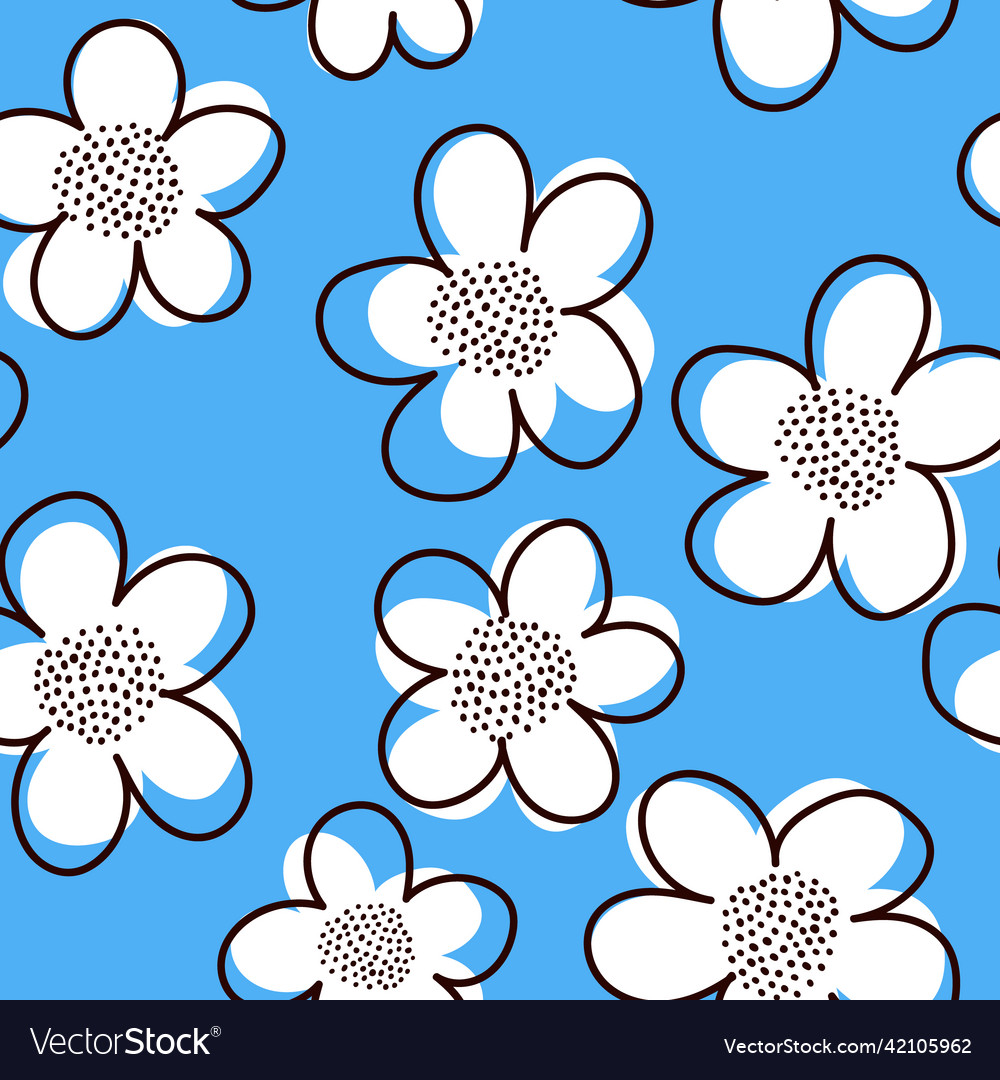Minimal Daisy Pattern