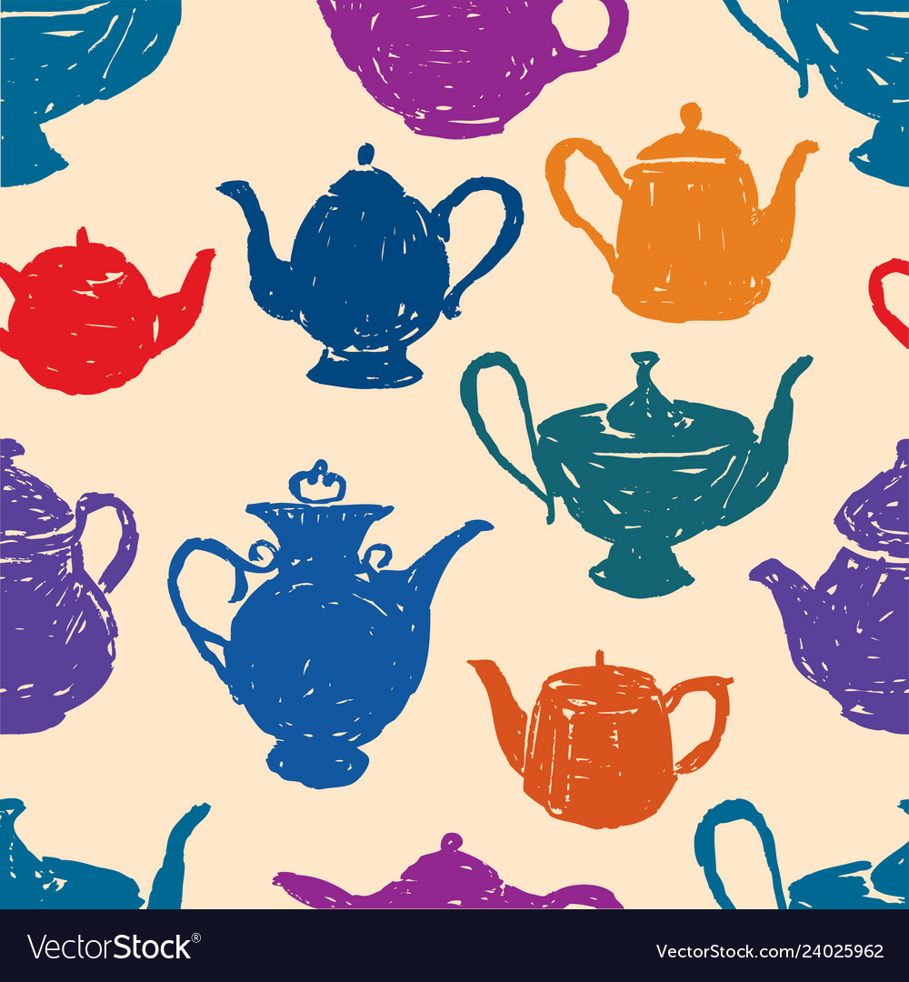 Pattern of the tea pots