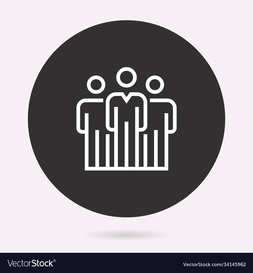 People - icon isolated Royalty Free Vector Image