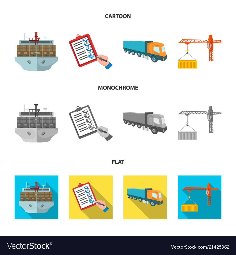 Sea freight signature of delivery documents