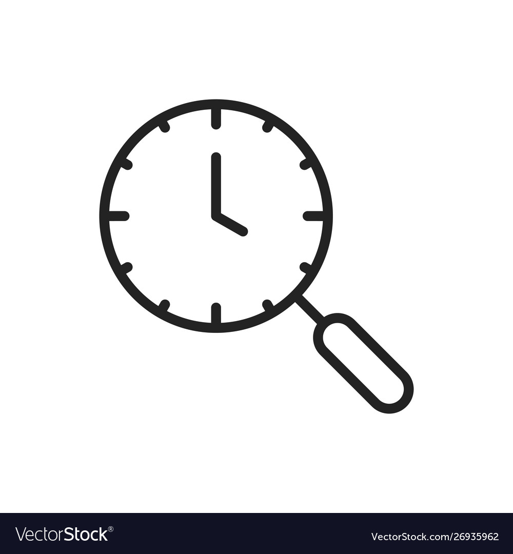 Search web icons in line style seo analytics vector image Search web icons in line style seo analytics