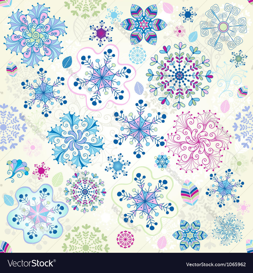 Winter Snowflake Pattern