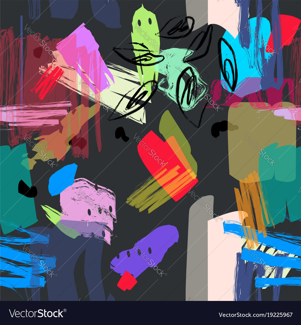 Abstract seamless pattern