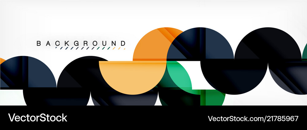 Circle abstract background geometric Royalty Free Vector