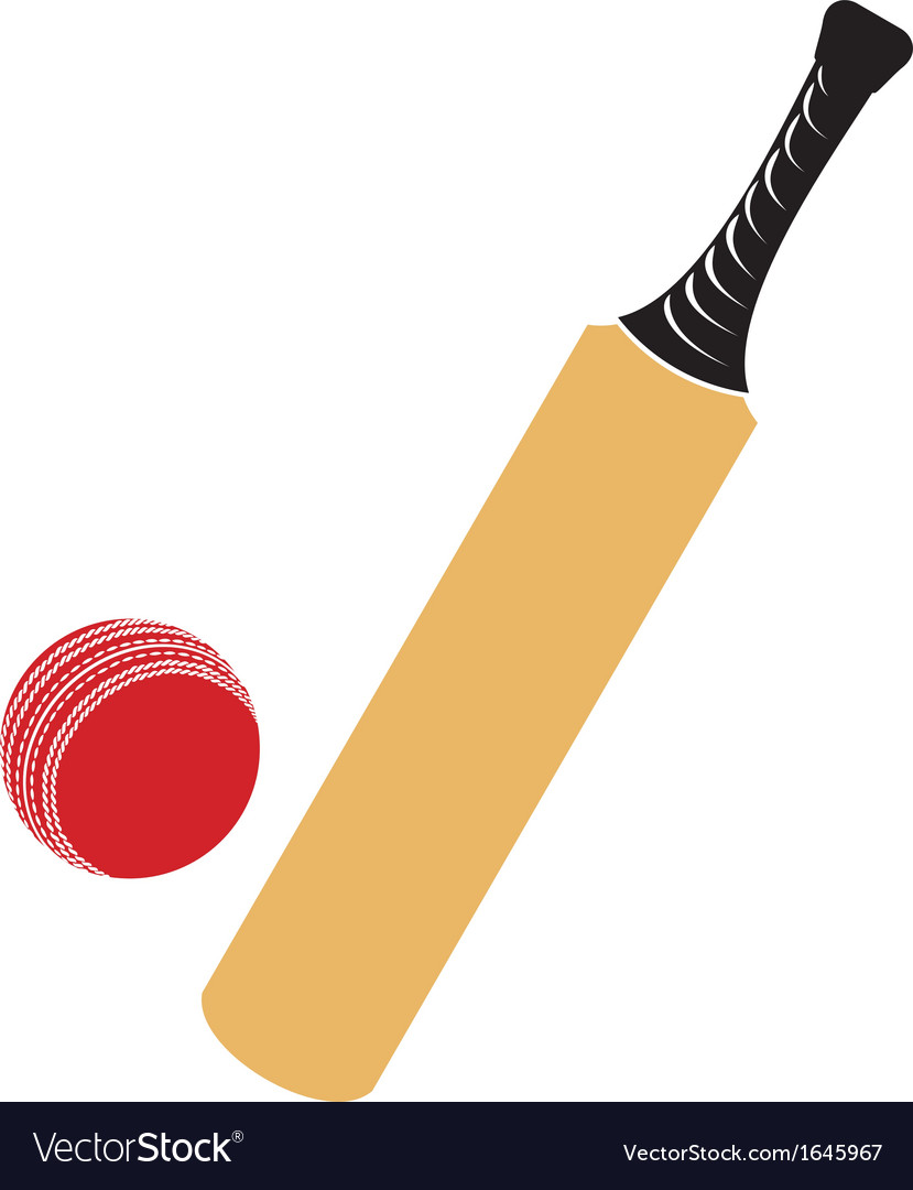 Cricket Bat And Ball Svg