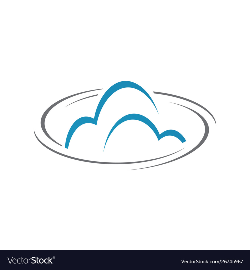 Digital tech cloud logo