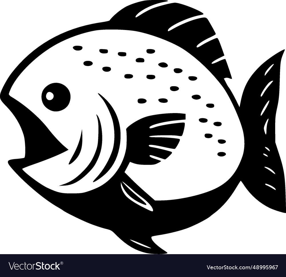 Fisch - minimalistisches und flaches Logo