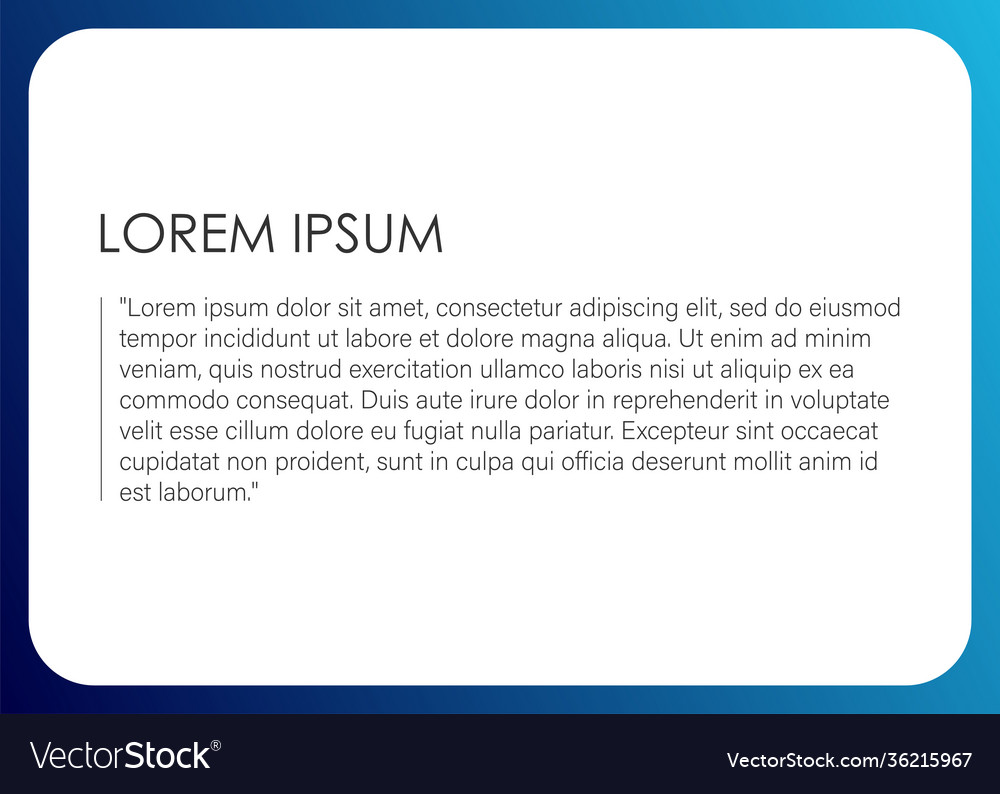 Gradient background for text quotation web
