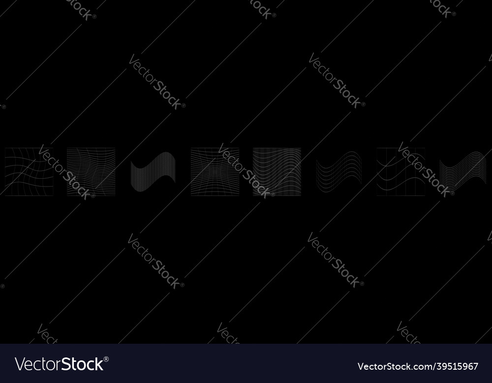 Grid mesh grating trellis wireframe vector image Grid mesh grating trellis wireframe