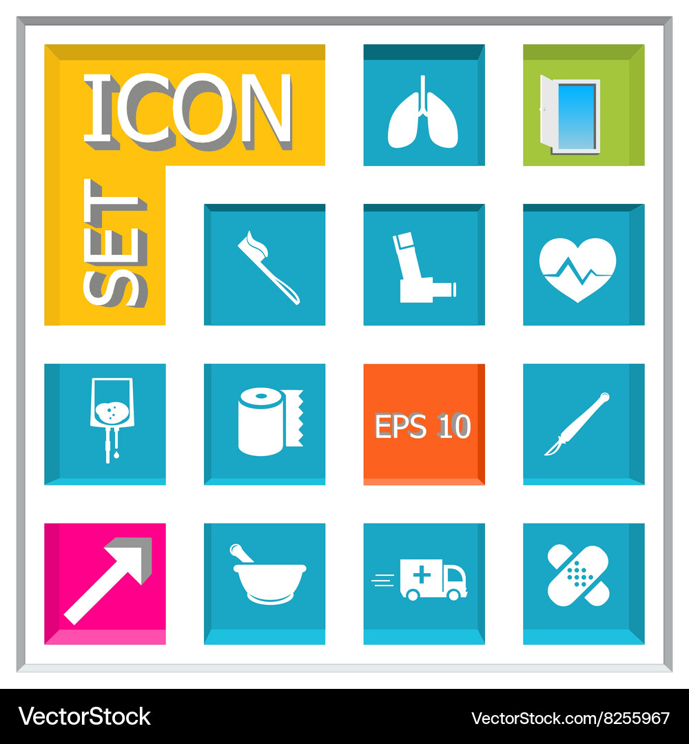 Icon set Royalty Free Vector Image - VectorStock