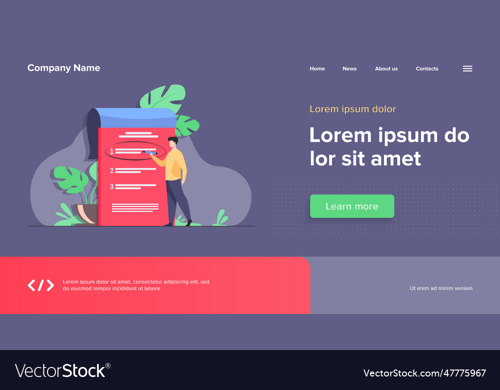 Manager prioritizing tasks in to do list Vector Image Manager prioritizing tasks in to do list