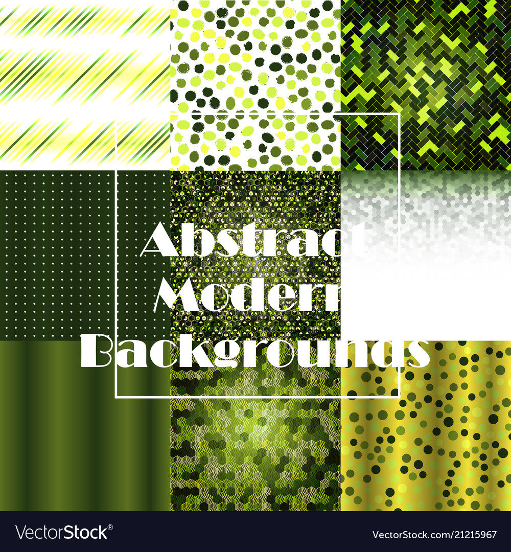 Set of geometric pattern abstract background